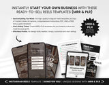 PLR MRR Instagram Mompreneur Reels Templates Bundle DigiPax