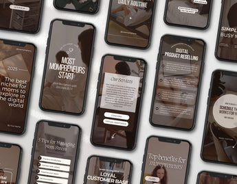 PLR MRR Instagram Mompreneur Reels Templates Bundle DigiPax