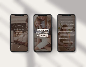 PLR MRR Instagram Mompreneur Reels Templates Bundle DigiPax