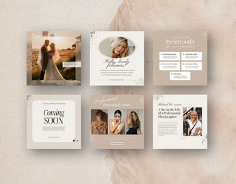 Photography Instagram Post Templates Aesthetic DigiPax