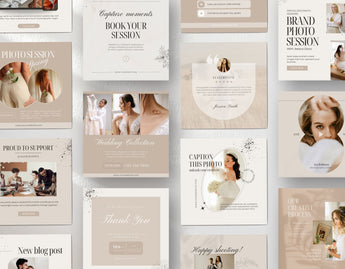 Photography Instagram Post Templates Aesthetic DigiPax