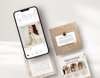 Photography Instagram Post Templates Aesthetic DigiPax