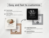 Photography Instagram Post Templates Aesthetic DigiPax