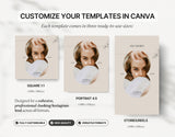 Photography Instagram Templates Bundle Aesthetic Sizes Mockup