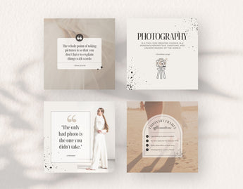 Photography Quotes Instagram Post Templates Aesthetic DigiPax