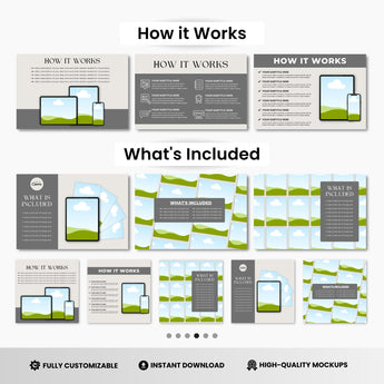 Printables Canva Mockup Templates Black Devices DigiPax