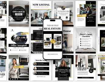 Real Estate Instagram Templates Bundle Luxury Cover