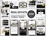 Real Estate Instagram Templates Bundle Luxury DigiPax