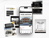 Real Estate Instagram Post Templates Luxury Mockup