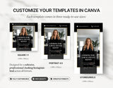 Real Estate Instagram Templates Bundle Luxury Sizes Mockup