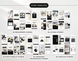 Real Estate Social Media Story Templates Bundle Luxury Mockup DigiPax