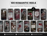 100 Romantic Instagram Reels Templates Bundle Cover