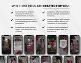 100 Romantic Instagram Reels Templates Bundle Mockup