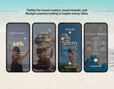 100 Summer Instagram Reels Templates Bundle Mockup