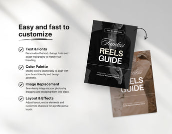 Faceless Reels Guide with PLR & MRR Easy to customize mockup DigiPax