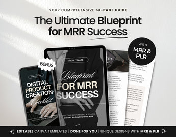 The Ultimate Blueprint for MRR Success Guide with PLR & MRR DigiPax