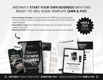 The Ultimate Blueprint for MRR Success Guide with PLR & MRR DigiPax