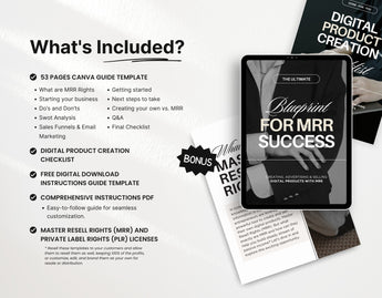 The Ultimate Blueprint for MRR Success Guide with PLR & MRR DigiPax