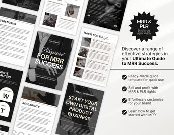 The Ultimate Blueprint for MRR Success Guide with PLR & MRR DigiPax