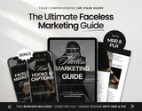 The Ultimate Faceless Marketing Guide with PLR & MRR Cover Mockup DigiPax