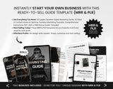The Ultimate Faceless Marketing Guide with PLR & MRR Ready to Sell Mockup  DigiPax