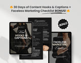 The Ultimate Faceless Marketing Guide with PLR & MRR Bonuses Mockup DigiPax