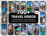 700 Travel Videos for Instagram Reels & TikTok with PLR & MRR DigiPax