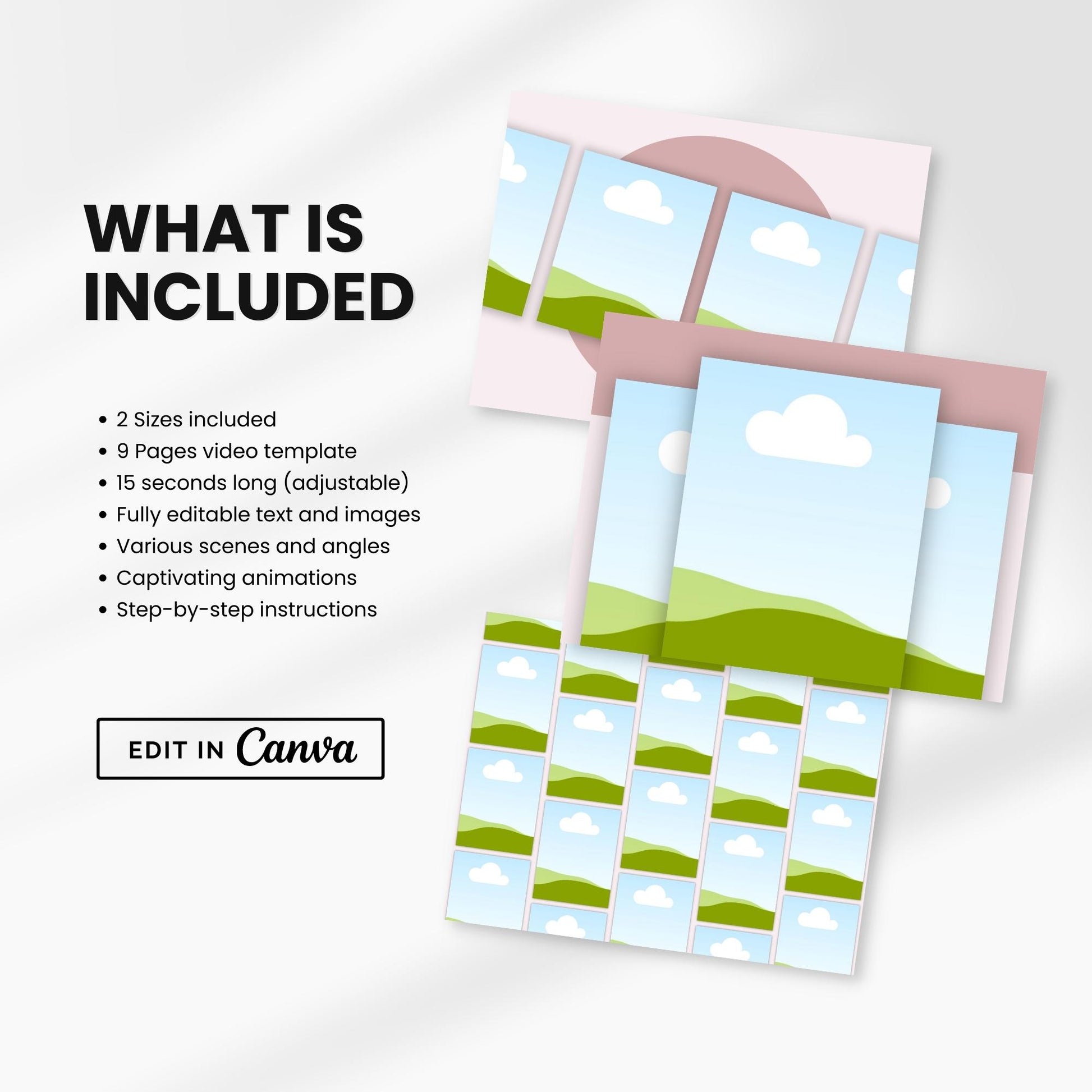 Etsy US Letter Size Listing Video Template DigiPax
