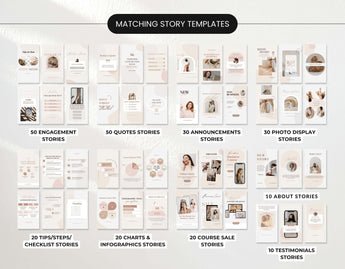 Social Media Story Templates Bundle Kit for Coaches Mockup DigiPax