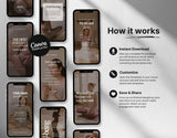 100 Wellness Instagram Reels Templates Bundle Neutral DigiPax