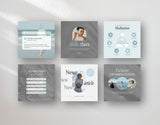 Wellness Instagram Post Templates DigiPax