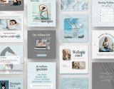 Wellness Instagram Post Templates DigiPax