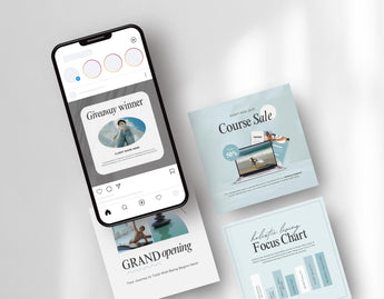 Wellness Instagram Post Templates DigiPax