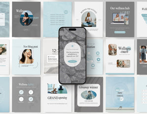 Wellness Instagram Templates Bundle Kit Cover
