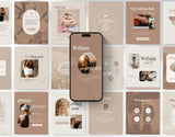 Wellness Coach Instagram Templates Bundle Kit Cover