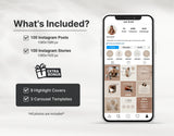 Wellness Coach Instagram Templates Bundle Kit DigiPax