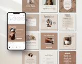 Wellness Coach Instagram Templates Bundle Kit DigiPax