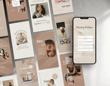 Wellness Coach Instagram Templates Bundle Kit DigiPax