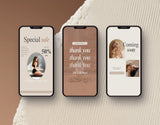 Wellness Coach Instagram Templates Bundle Kit DigiPax