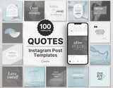 Wellness Quotes Instagram Post Templates DigiPax