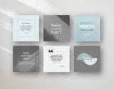 Wellness Quotes Instagram Post Templates DigiPax