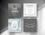 Wellness Quotes Instagram Post Templates DigiPax