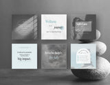 Wellness Quotes Instagram Post Templates DigiPax