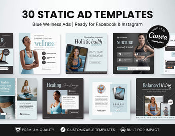 Wellness Static Meta Ad Templates DigiPax