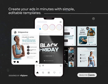 Wellness Static Meta Ad Templates DigiPax