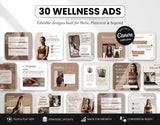 Wellness Static Meta Ad Templates Neutral DigiPax