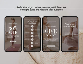 100 Yoga Coach Instagram Reels Templates Bundle DigiPax